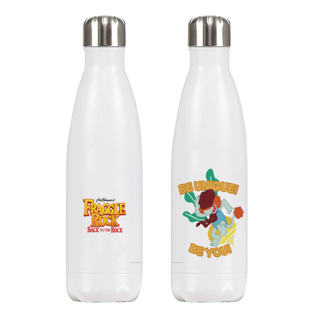 Be Unique! Be You! Fraggle Rock Premium Water Bottle