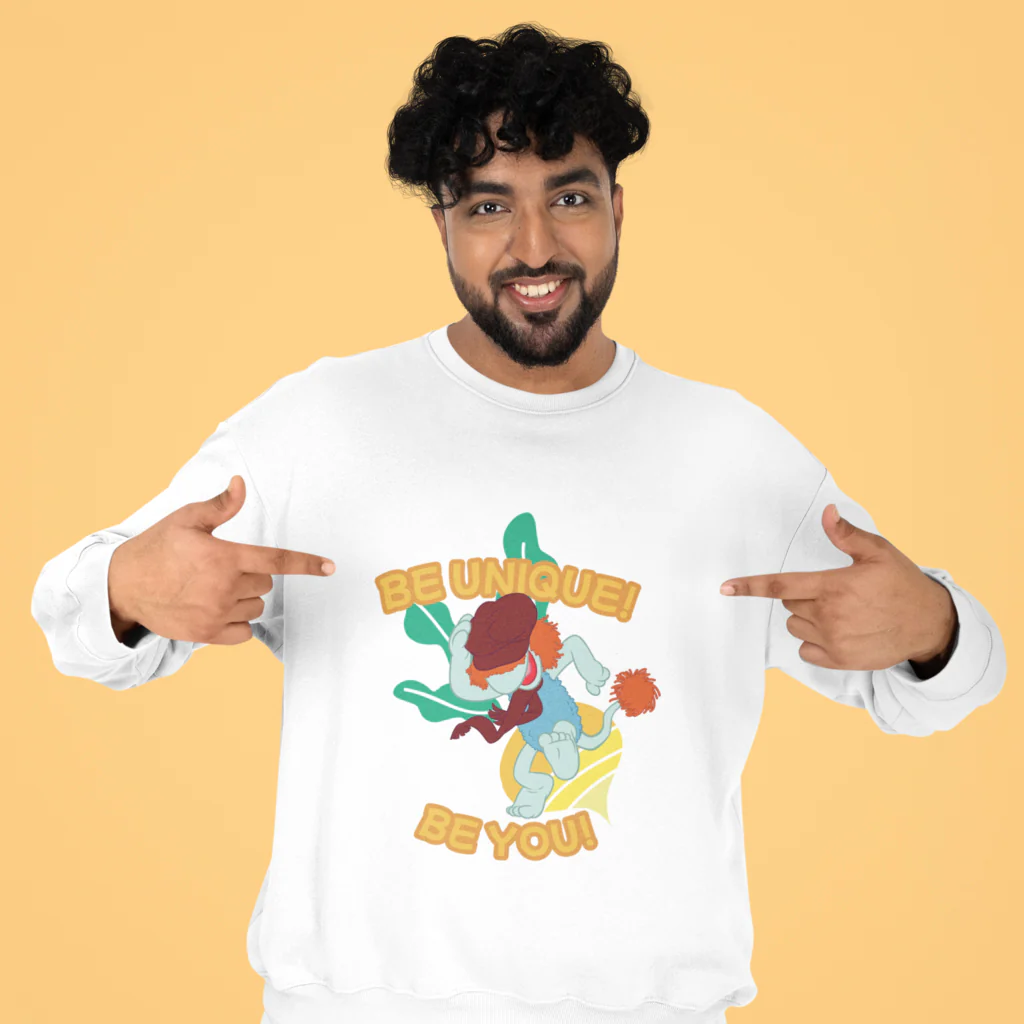 Be Unique! Be You! Fraggle Rock Sweatshirt - Image 4