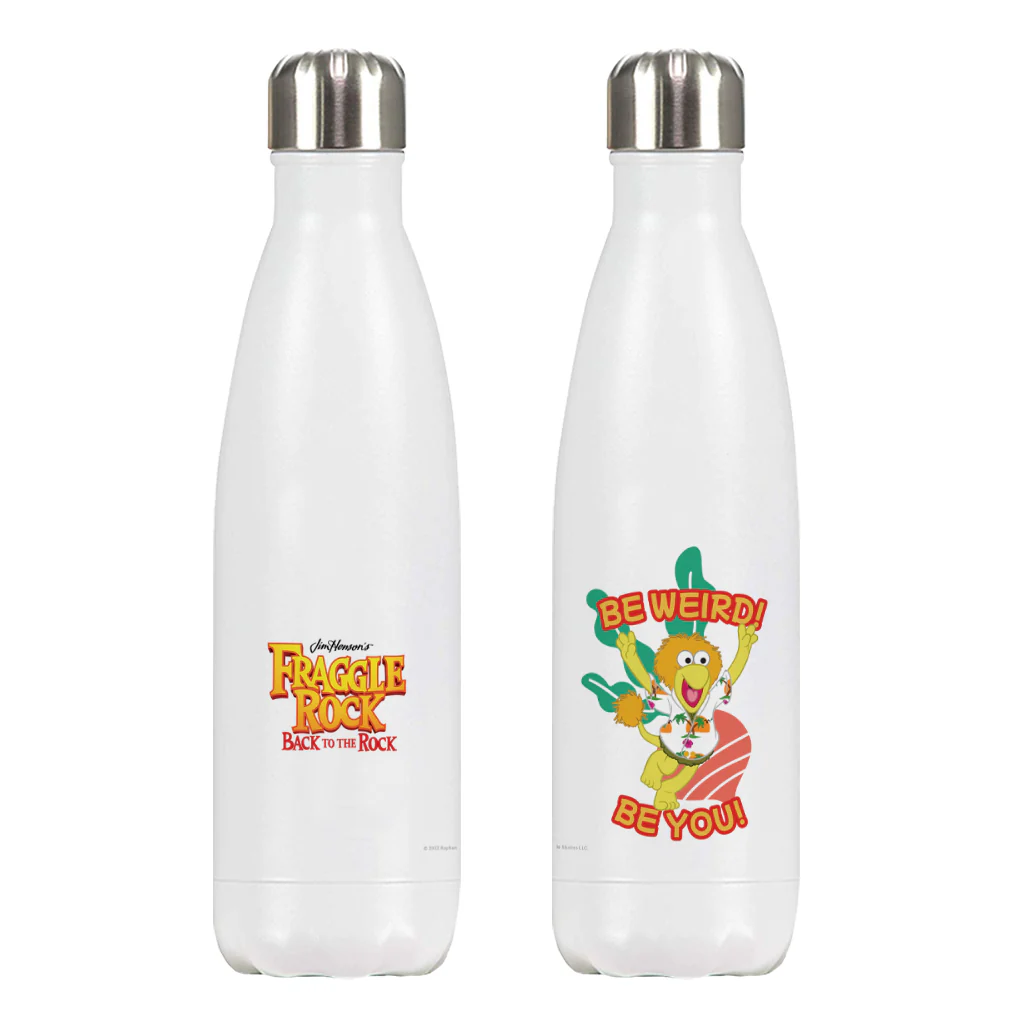 Be Weird! Be You! Fraggle Rock Premium Water Bottle