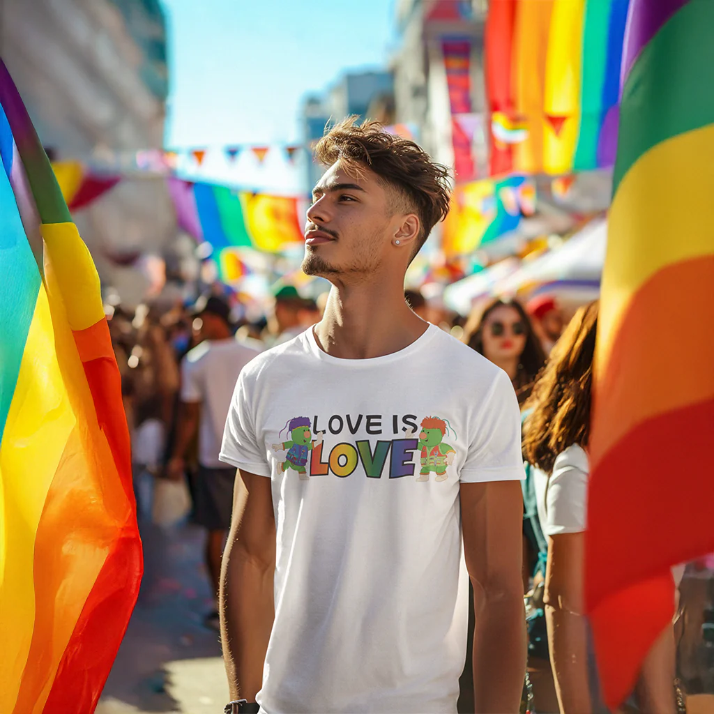 Doozers Love is Love T-Shirt - Image 5