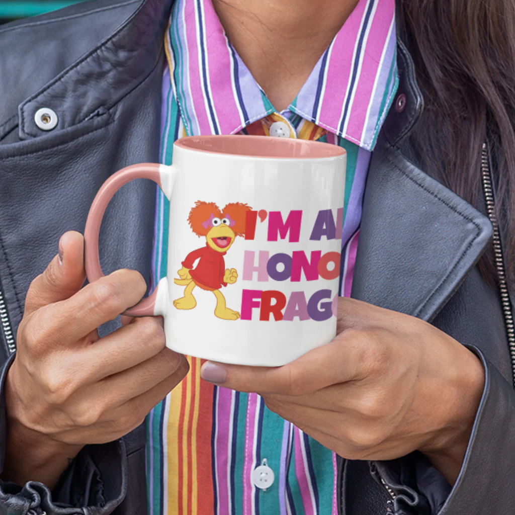 I'm an Honorary Fraggle! Coloured Mug - Image 2