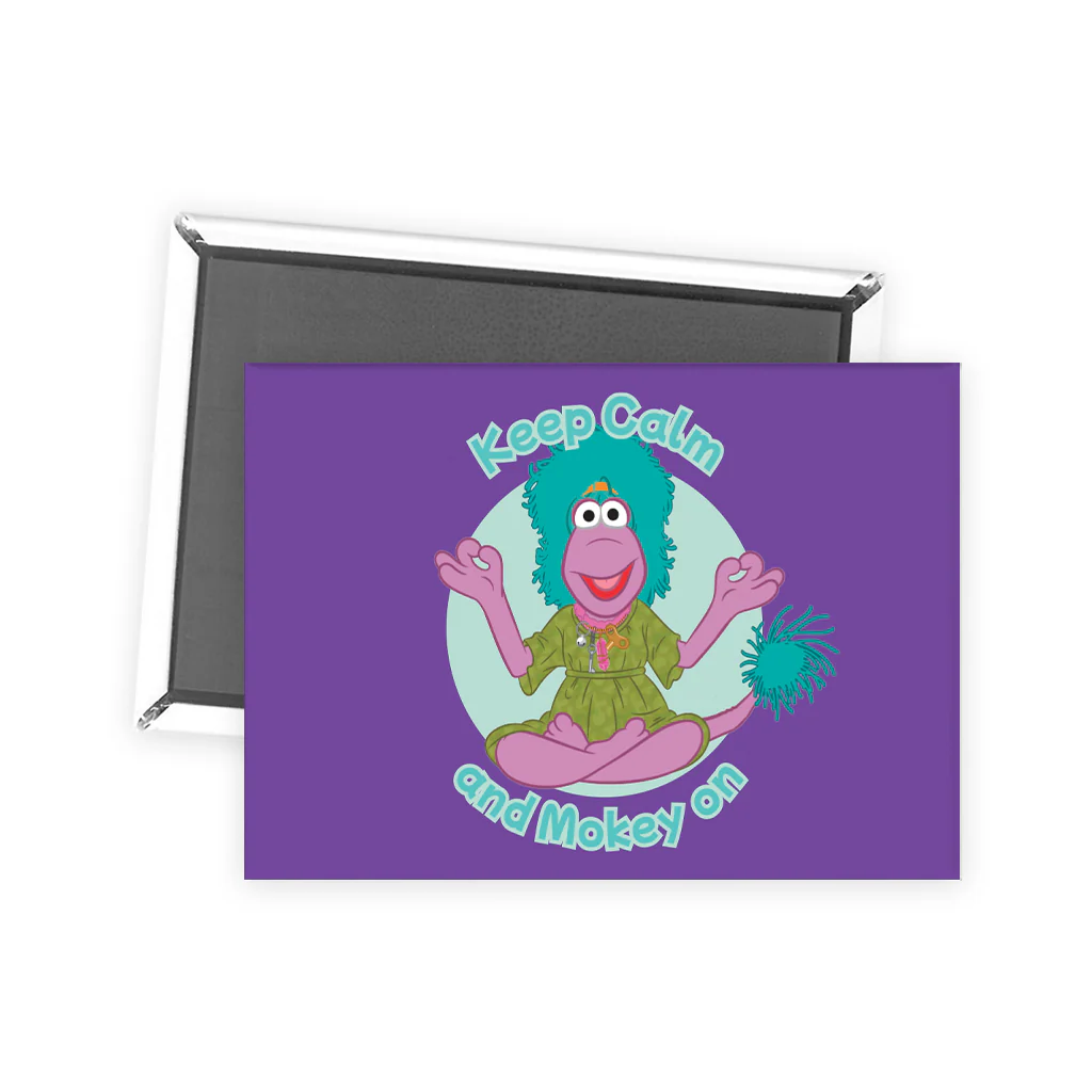 Keep Calm and Mokey on Fraggle Rock Magnet