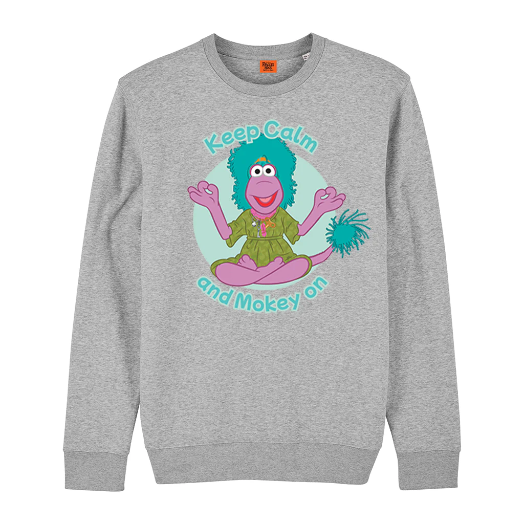 Keep Calm and Mokey on Fraggle Rock Sweatshirt - Image 2
