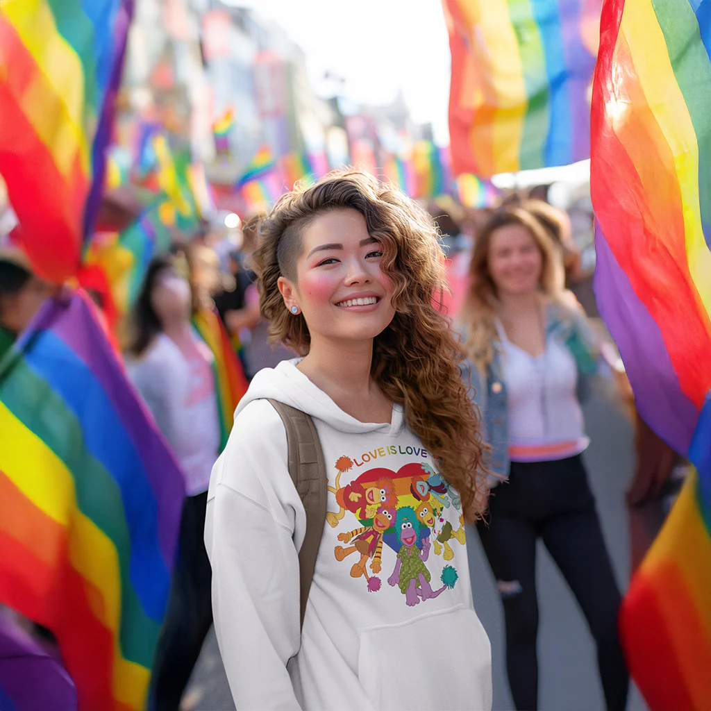 Love is Love Fraggle Rock Hoodie - Image 3