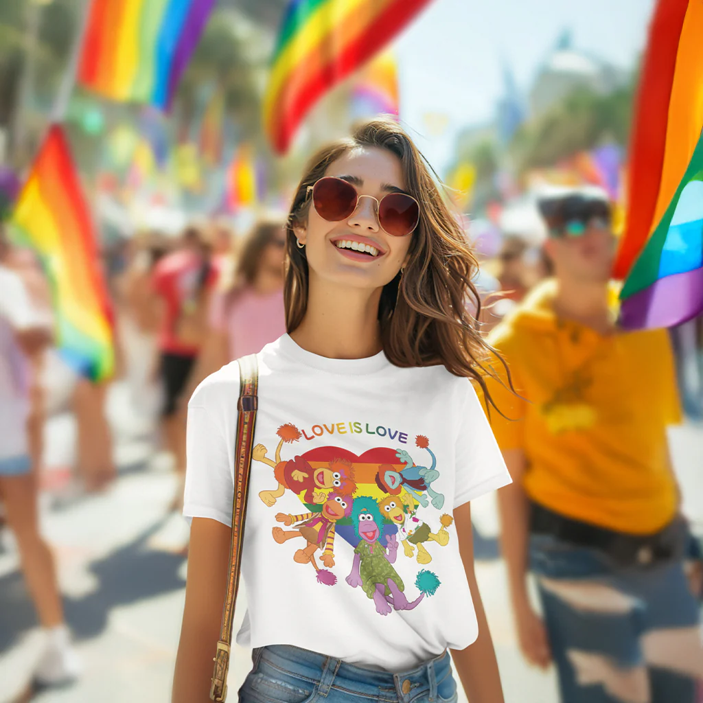 Love is Love Fraggle Rock T-Shirt - Image 4