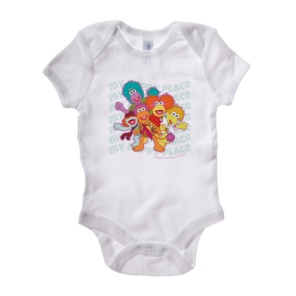 My Happy Place Fraggle Rock Baby Grow