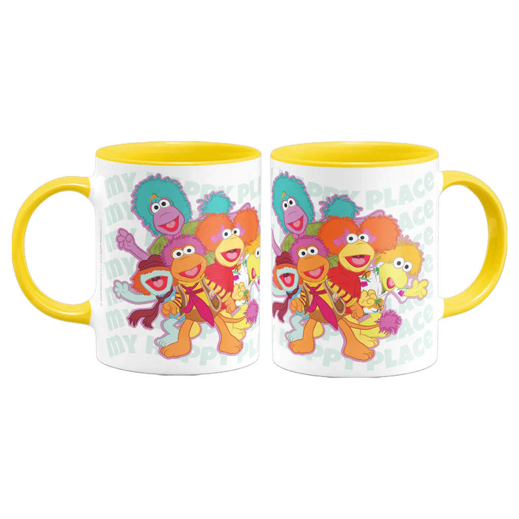 My Happy Place Fraggle Rock Coloured Mug