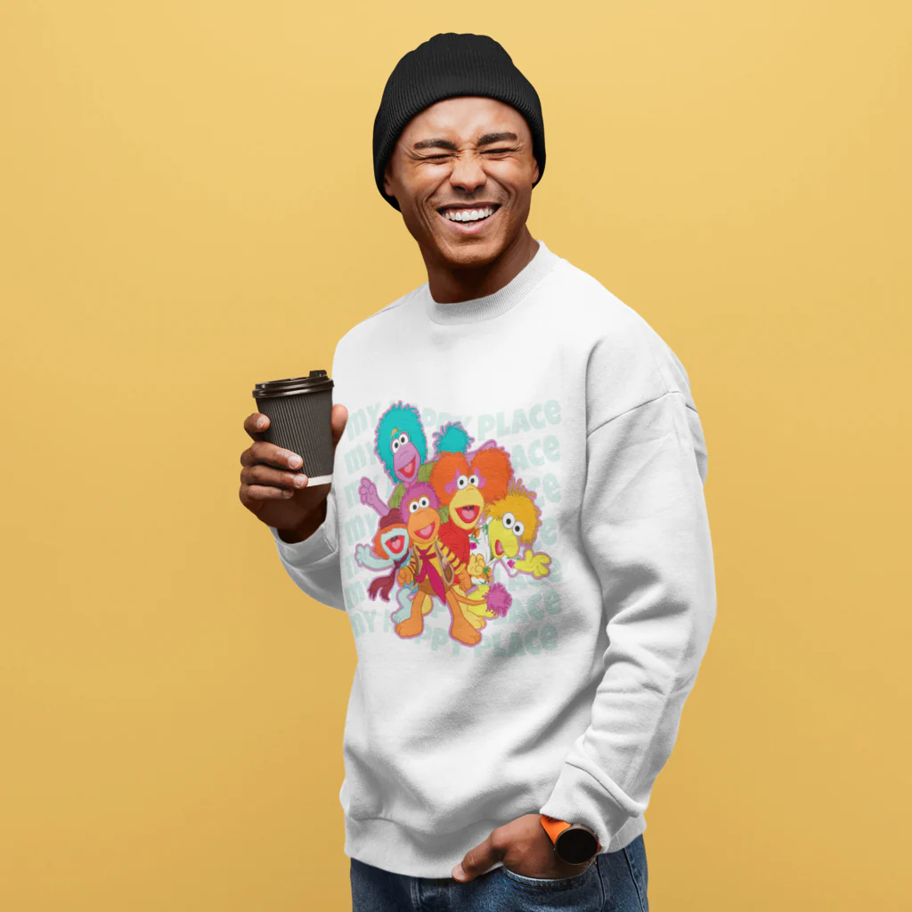 My Happy Place Fraggle Rock Sweatshirt - Image 4
