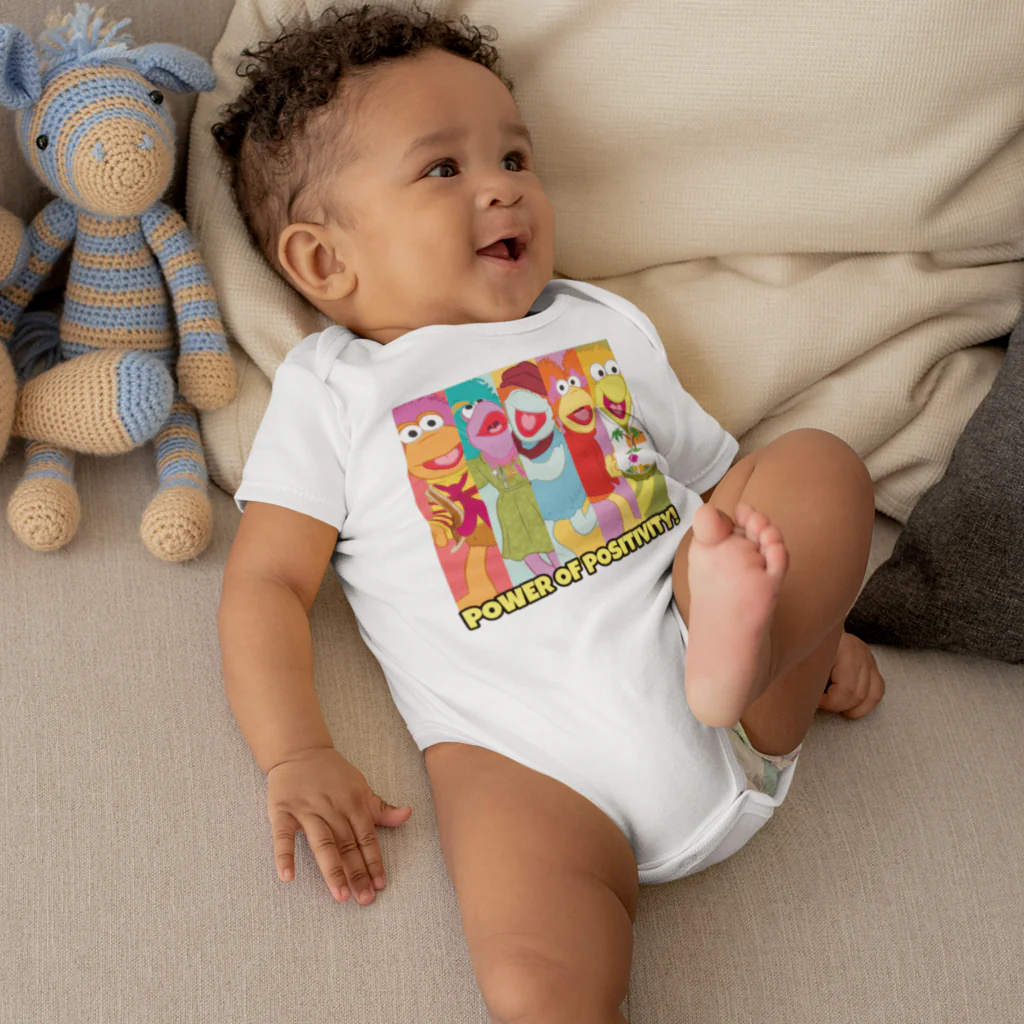 Power of Positivity! Fraggle Rock Baby Grow - Image 2