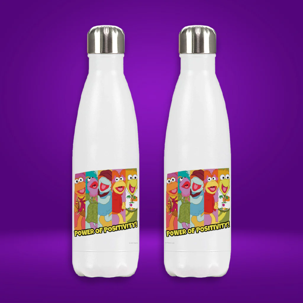 Power of Positivity! Fraggle Rock Premium Water Bottle - Image 2