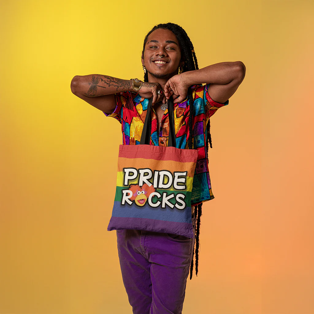 Red Fraggle Pride Rocks Tote Bag - Image 2