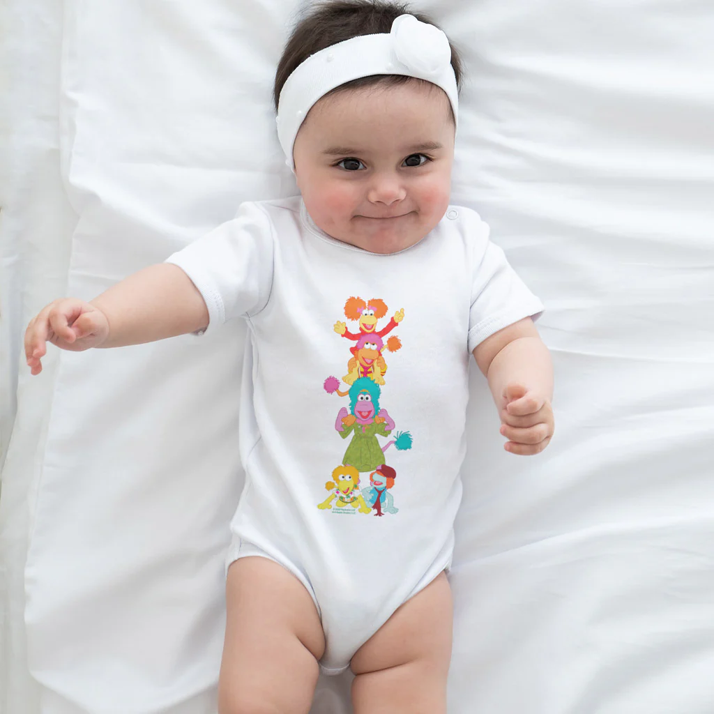 Stack Fraggles Baby Grow - Image 3