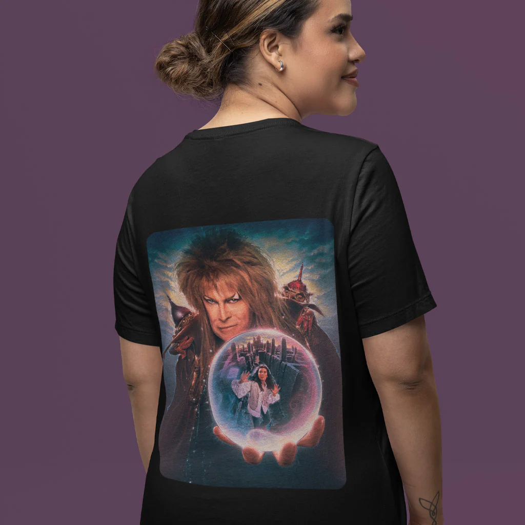 The Goblin King’s Gaze - Labyrinth T-Shirt - Image 4