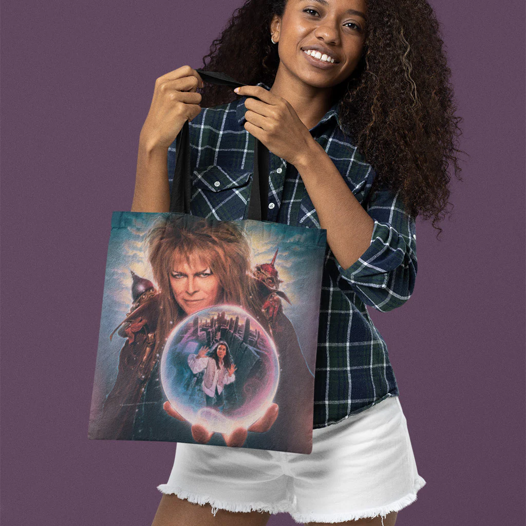 The Goblin King's Gaze - Labyrinth Tote Bag - Image 3
