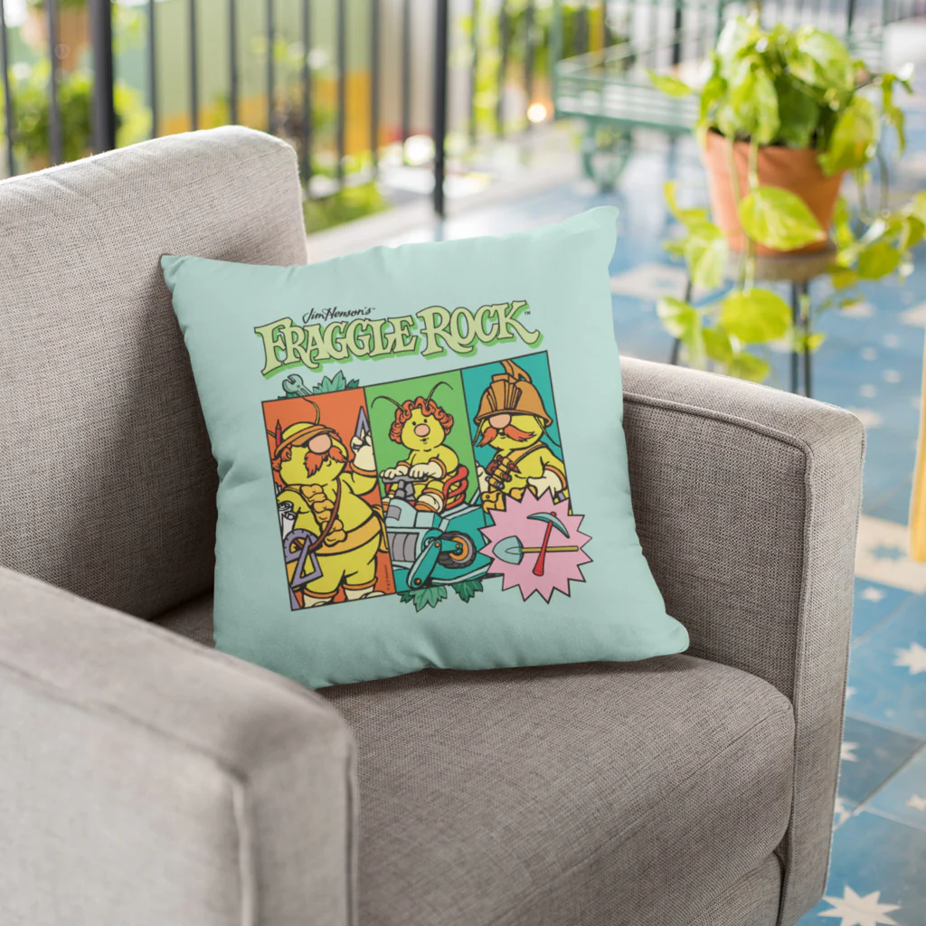 The Hardworking Doozers - Fraggle Rock Classic Cushion - Image 2